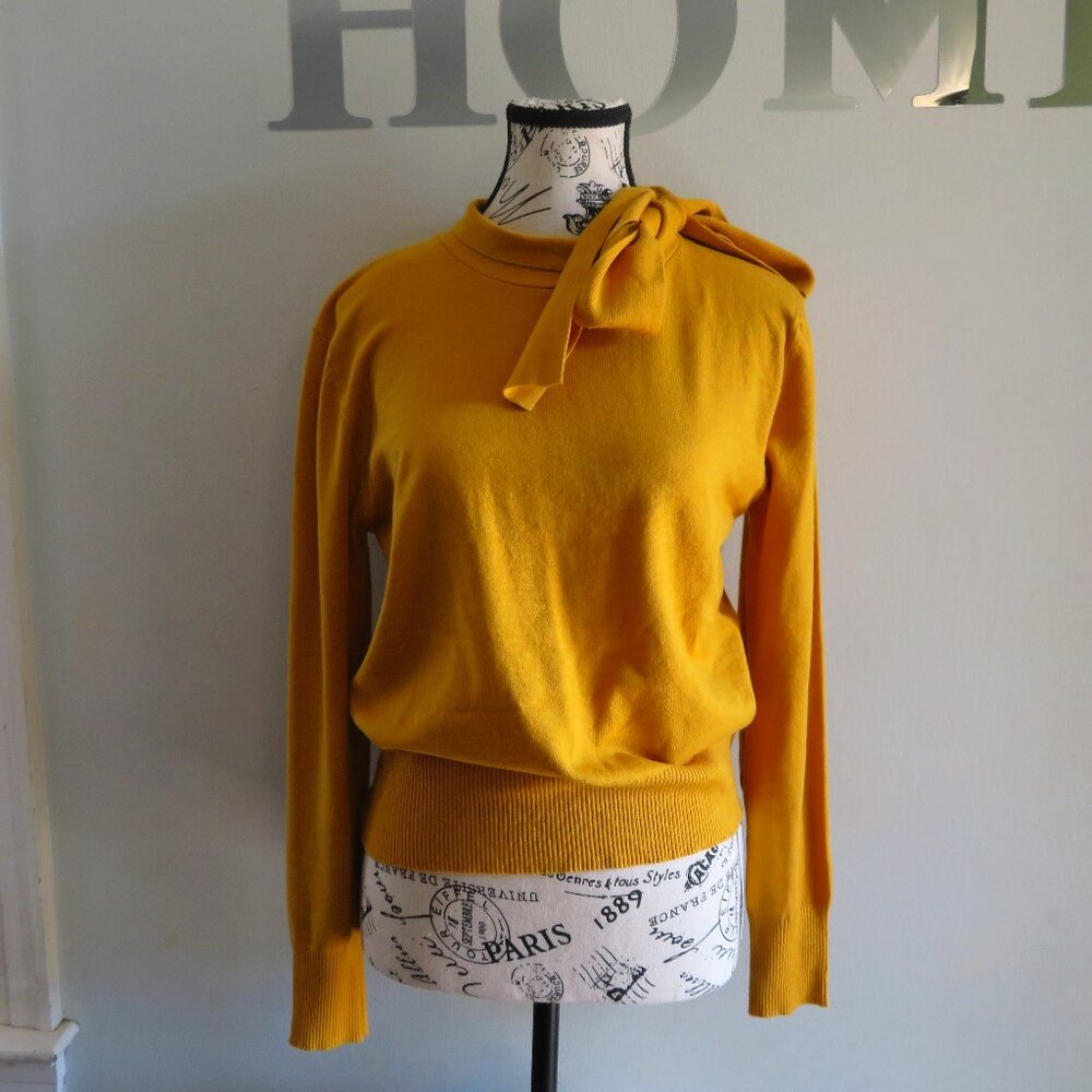 Anewsta Women's Elegant Bowknot Shoulder Design Sweater Brand New w/tag sz L